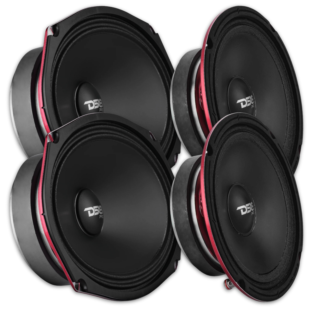 DS18 Combo - 2x PRO-SM69.2 6x9" + 2x PRO-SM6.2 6.5" Mid-Range Loudspeakers