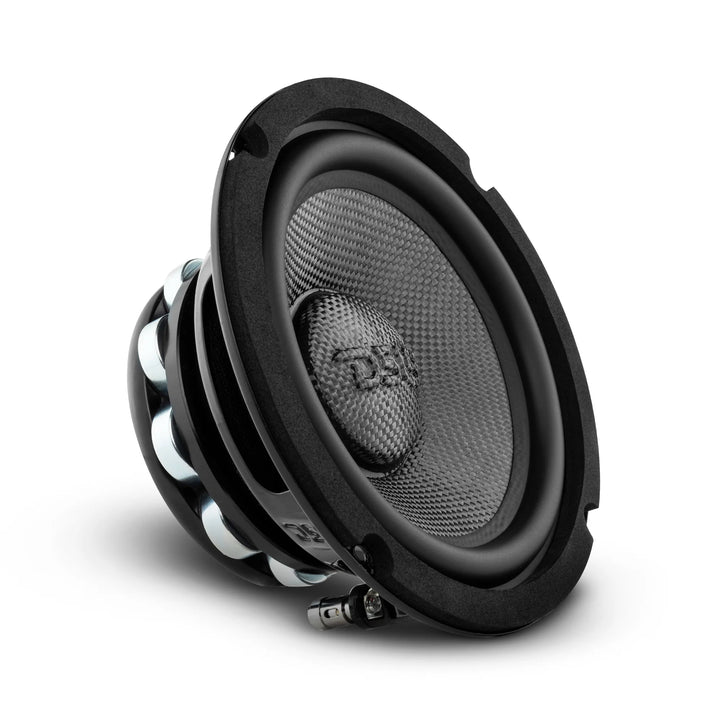 DS18 PRO-CF6.2NR Altavoz de medios graves de neodimio de 6,5" con cono de fibra de carbono y bobina móvil de 2" - 250 vatios Rms 2 ohmios