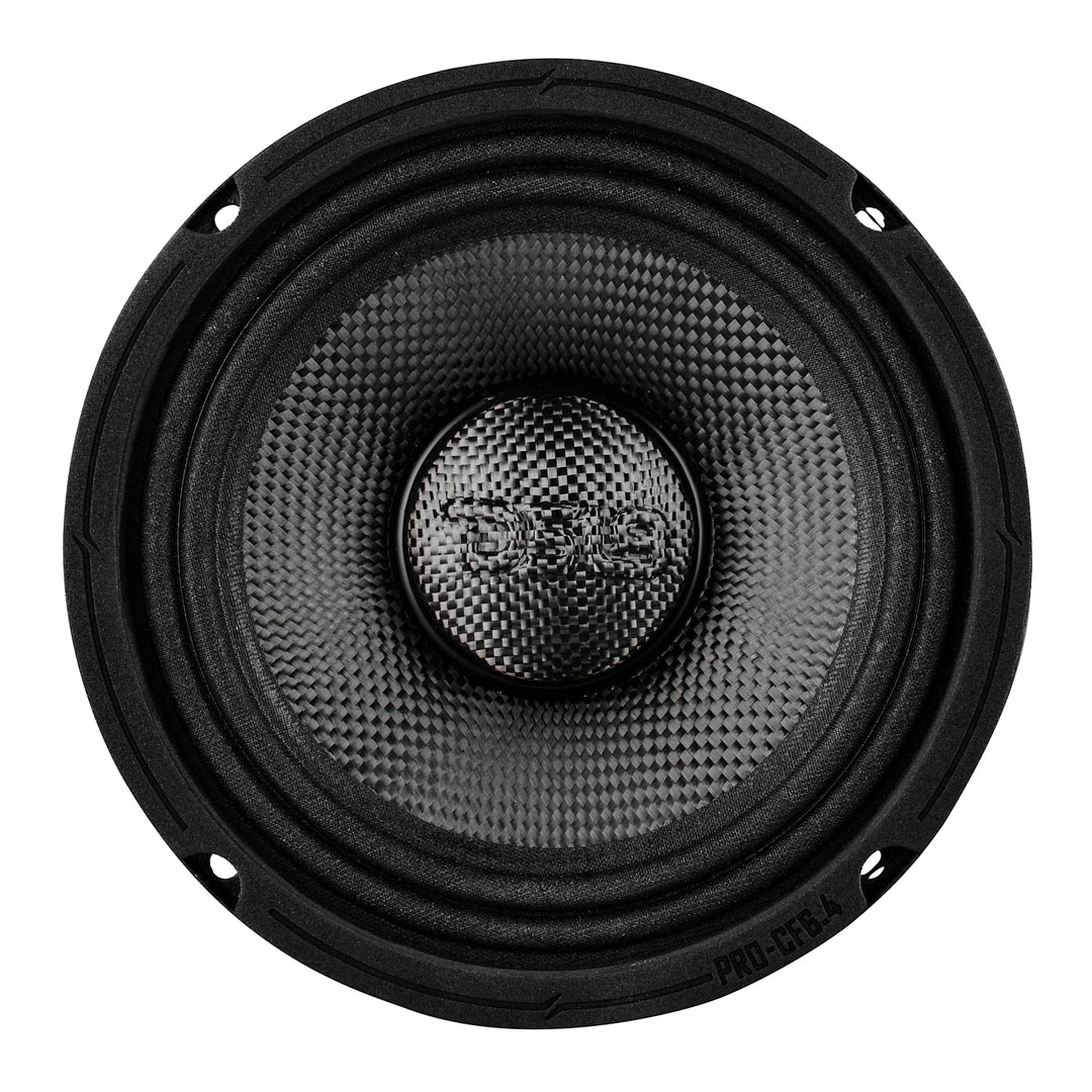 DS18 PRO-CF6.4 6.5" Mid-Range Loudspeaker with Carbon Fiber Cone and 1.75" Voice Coil - 300 Watts Rms 4-ohm