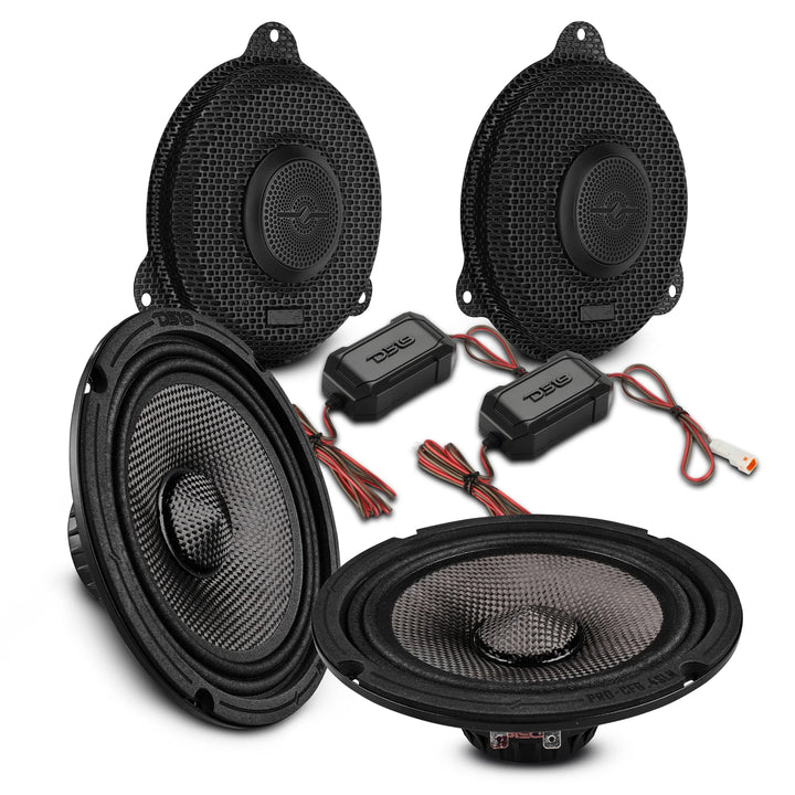 DS18 Front Stage Audio Upgrade Kit - Fits 2014–2023 Harley Davidson Street Glide