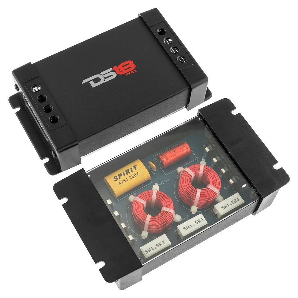 DS18 PRO-CFX 2-Way Passive Crossover Set for Mid-Range Speakers and Tweeters