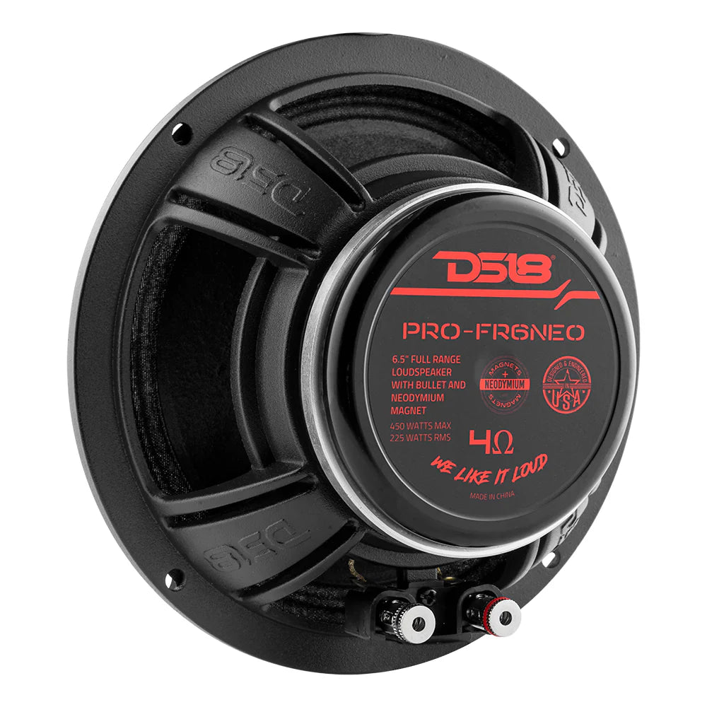 DS18 Combo 2x PRO-FR69NEO 6x9" + 2x PRO-FR6NEO 6.5" Full-Range Loudspeaker Set