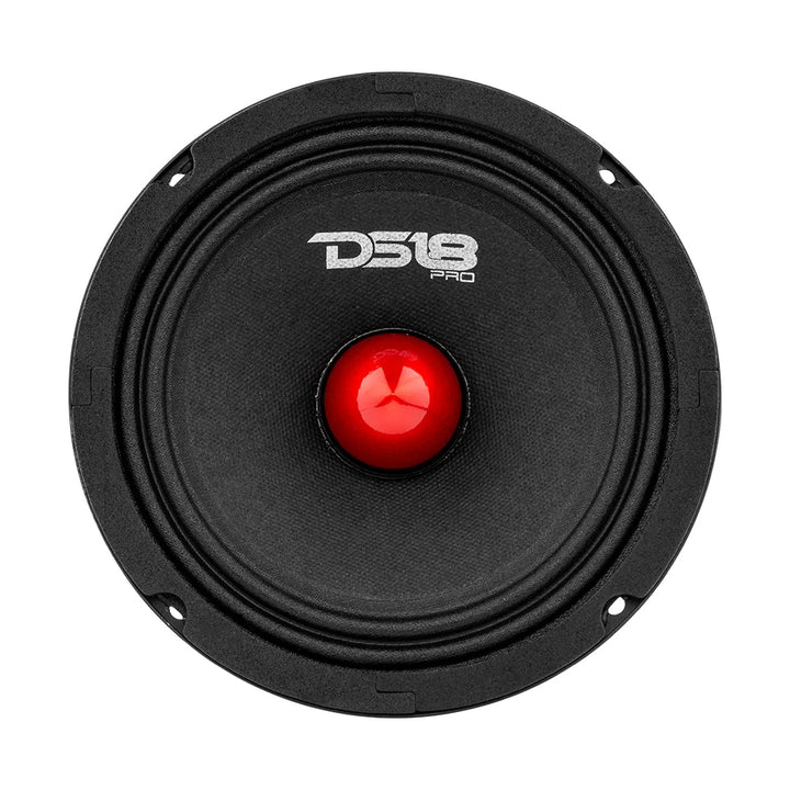 DS18 Combo - 4x PRO-GM6.4B 6.5" Mid-Range Loudspeakers - 4x PRO-TWZ1 Bullet Tweeters - G1800.4D 4-Channel Amplifier