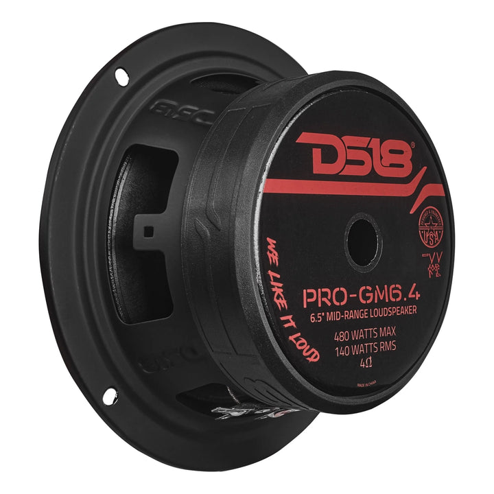 DS18 Pro GM-Series Loudspeaker Package - 2x 6.5" Speakers + 2x Tweeters