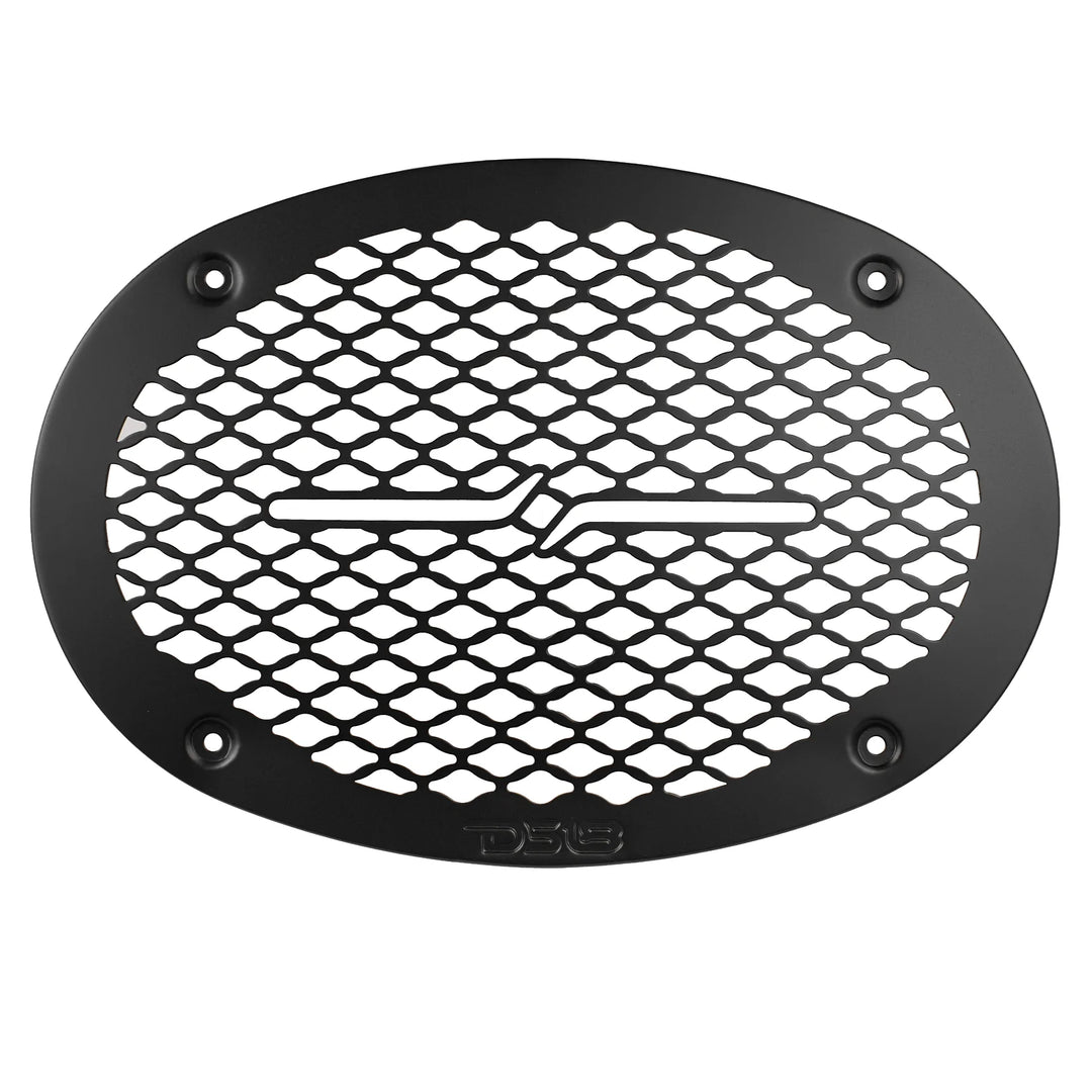 DS18 PRO-GRILL69MS/BK Universal Black 6x9" Metal Speaker Grills