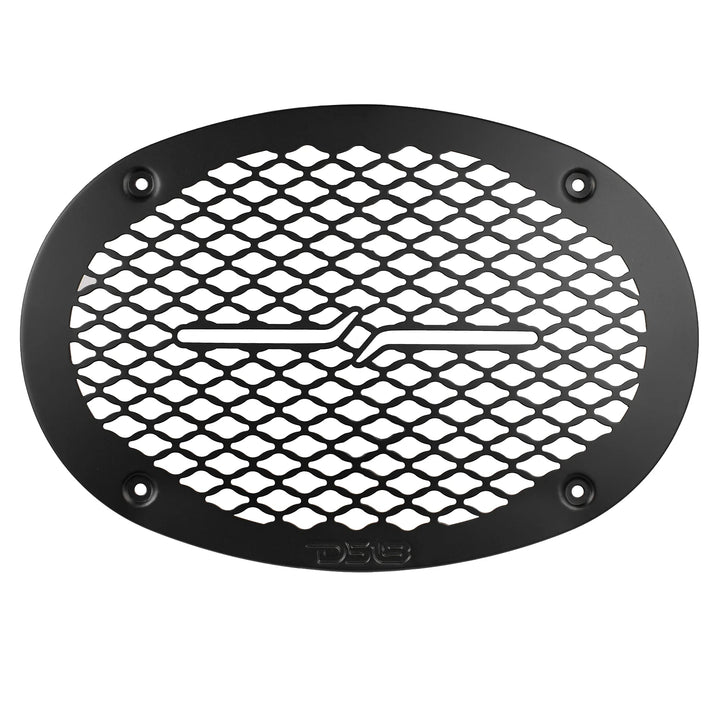 DS18 PRO-GRILL69MS/BK Universal Black 6x9" Metal Speaker Grills