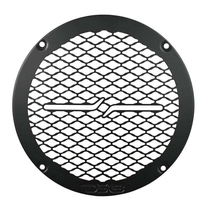 DS18 PRO-GRILL6MS/BK Cubiertas protectoras universales negras para parrilla de altavoz de metal de 6,5" con diseño de panal cortado con láser