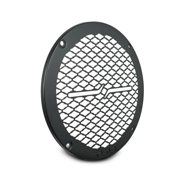 DS18 PRO-GRILL6MS/BK Cubiertas protectoras universales negras para parrilla de altavoz de metal de 6,5" con diseño de panal cortado con láser