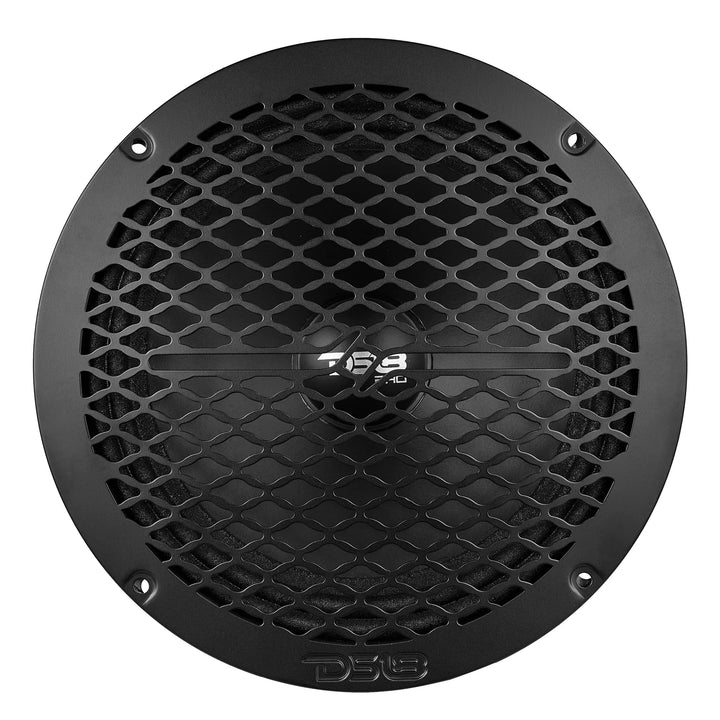 DS18 PRO-GRILL6MS/BK Universal Black 6.5" Metal Speaker Grill Protective Covers with Laser Cut Honeycomb Design