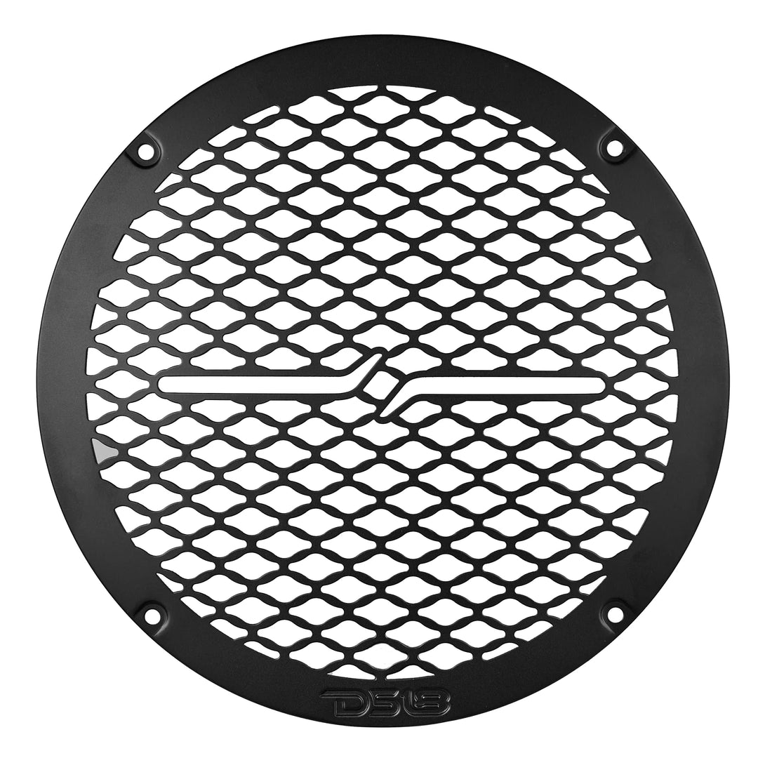 DS18 PRO-GRILL6MS/BK Universal Black 6.5" Metal Speaker Grill Protective Covers with Laser Cut Honeycomb Design