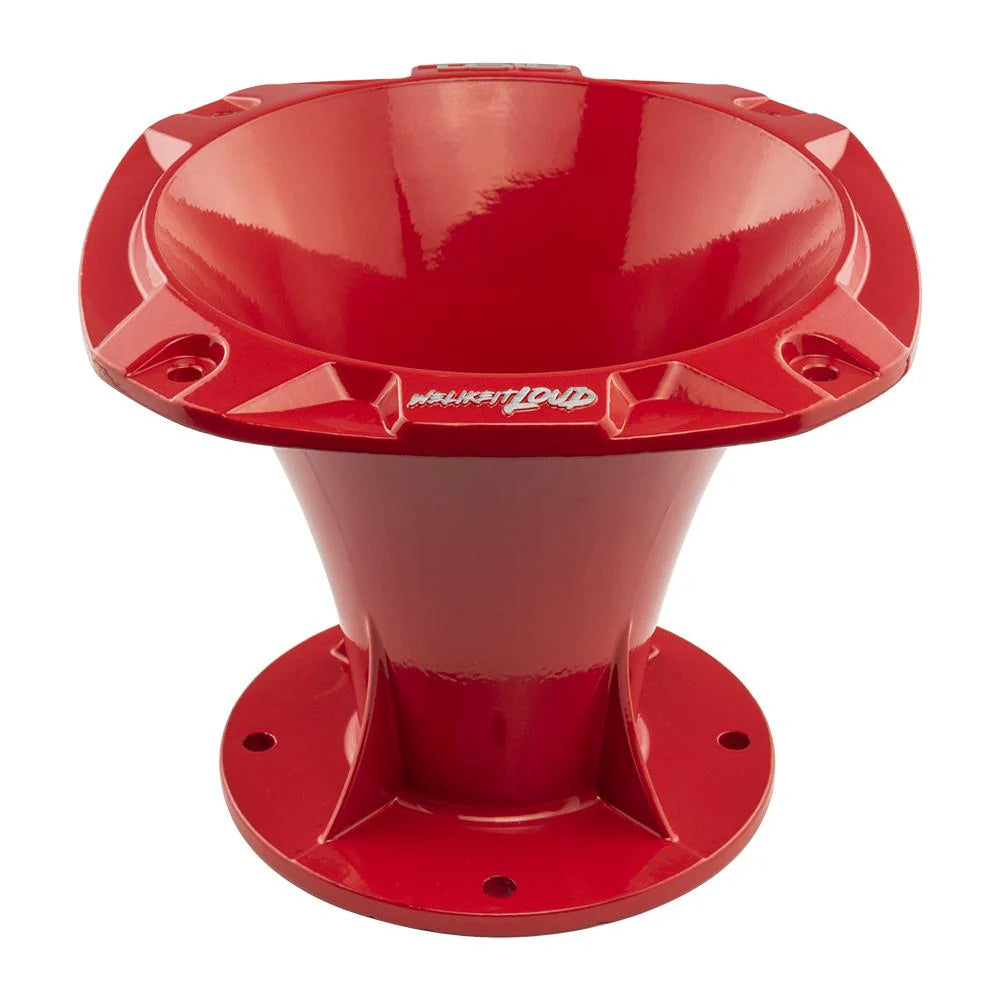 DS18 PRO-D1F Compression Driver with 2" Phenolic Voice Coil and Red Aluminum Horn - 320 Watts Rms 8-ohm