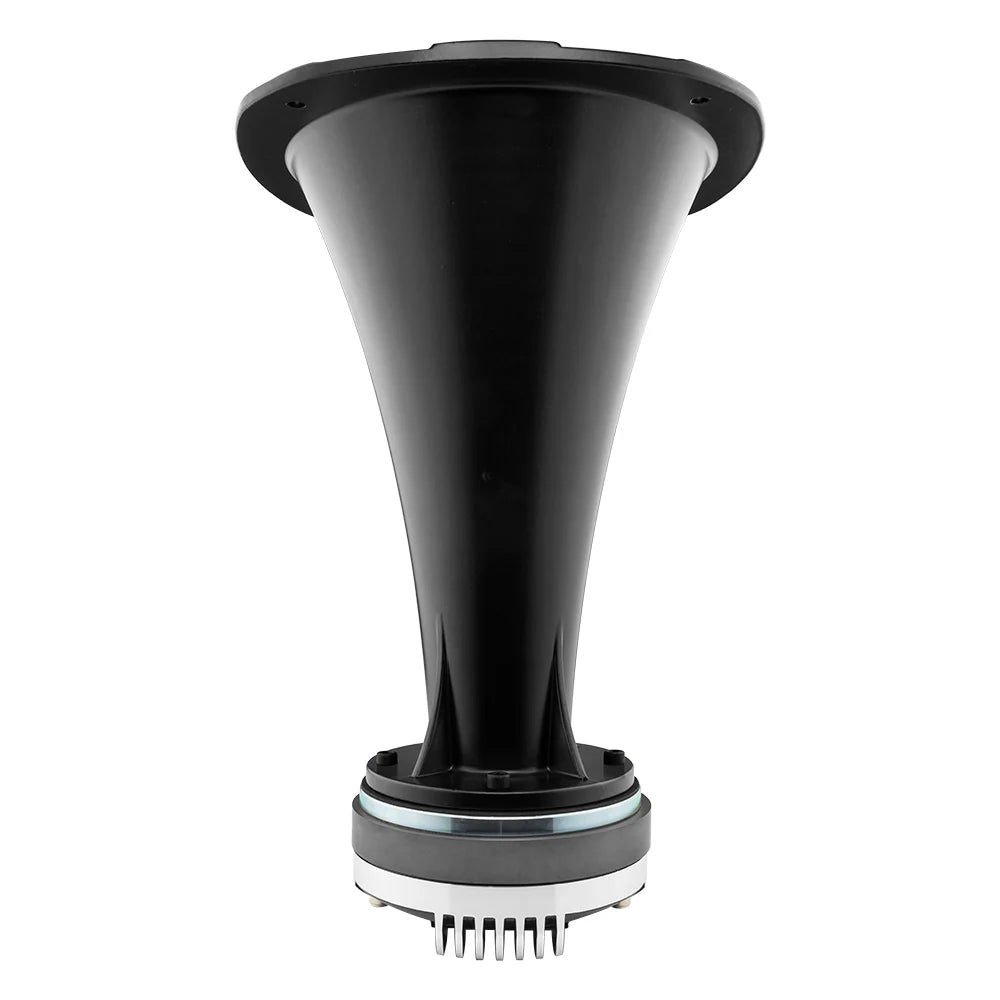 DS18 PRO-D1F Compression Driver with 2" Phenolic Voice Coil and Black Aluminum Trumpet Horn - 320 Watts Rms 8-ohm