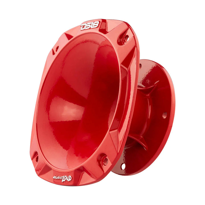 DS18 PRO-D1F Compression Driver with 2" Phenolic Voice Coil and Red Aluminum Horn - 320 Watts Rms 8-ohm