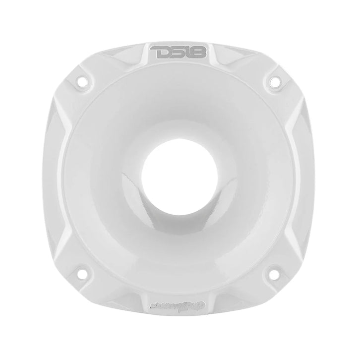 DS18 PRO-D1F Compression Driver with 2" Phenolic Voice Coil and White Aluminum Horn - 320 Watts Rms 8-ohm