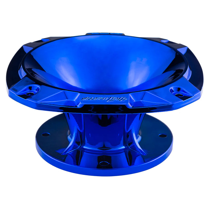 DS18 PRO-D1F Compression Driver with 2" Phenolic Voice Coil and Blue Chrome Plastic Horn - 320 Watts Rms 8-ohm