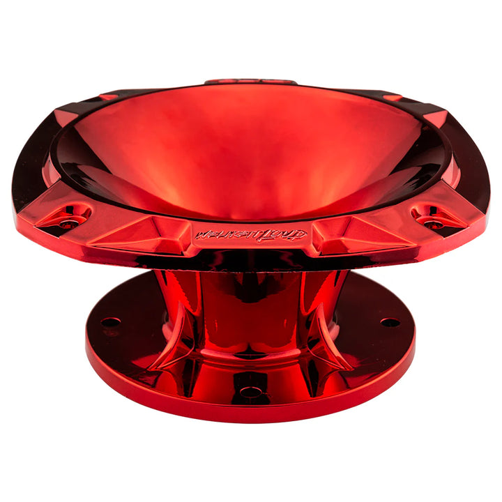 DS18 PRO-D1F Compression Driver with 2" Phenolic Voice Coil and Red Chrome Plastic Horn - 320 Watts Rms 8-ohm