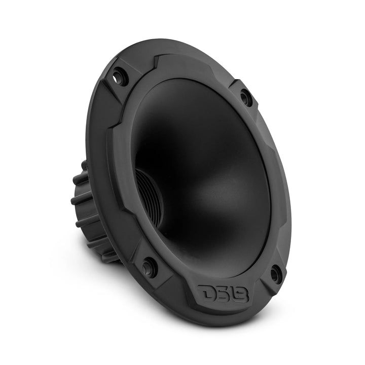 DS18 PRO-DR250 2" VC Phenolic Compression Driver with Black Shallow Plastic Screw-on Horn - 200 Watts Rms 8-ohm