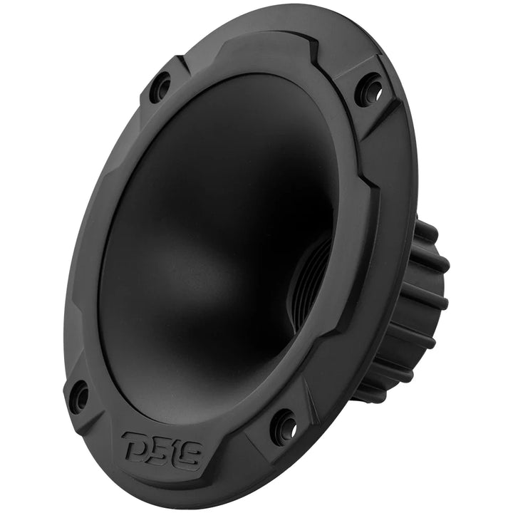 DS18 PRO-DR250 2" VC Phenolic Compression Driver with Black Shallow Plastic Screw-on Horn - 200 Watts Rms 8-ohm