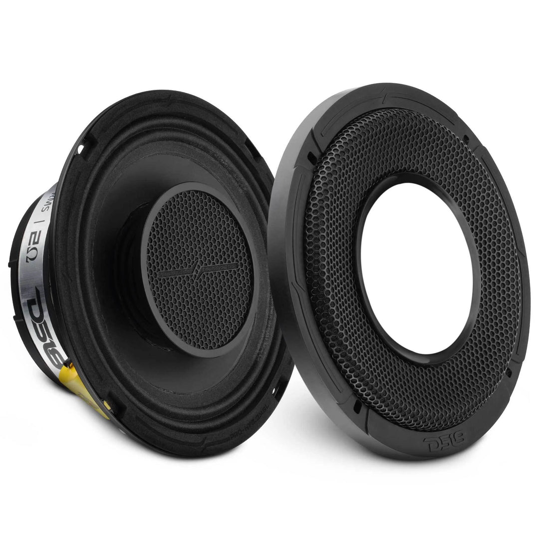 DS18 PRO-HY6.2MSL 6.5" Slim 2-Way Coaxial Loudspeaker - 150 Watts Rms 2-ohm