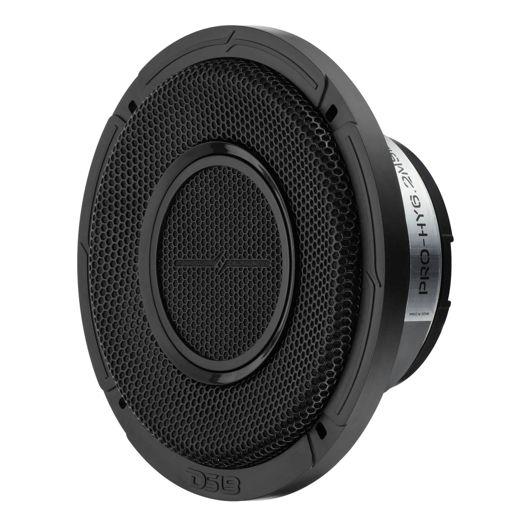 DS18 PRO-HY6.4MSL Altavoz de 2 vías de montaje superficial de 6,5" con bobina móvil de 1,5" y controlador de compresión incorporado - 150 vatios Rms 4 ohmios