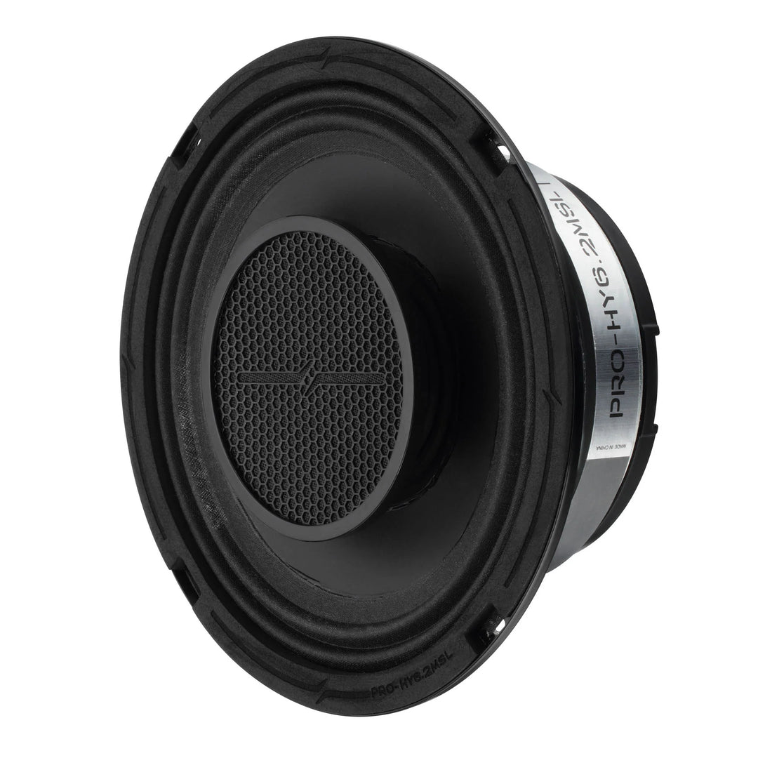 DS18 PRO-HY6.4MSL Altavoz de 2 vías de montaje superficial de 6,5" con bobina móvil de 1,5" y controlador de compresión incorporado - 150 vatios Rms 4 ohmios