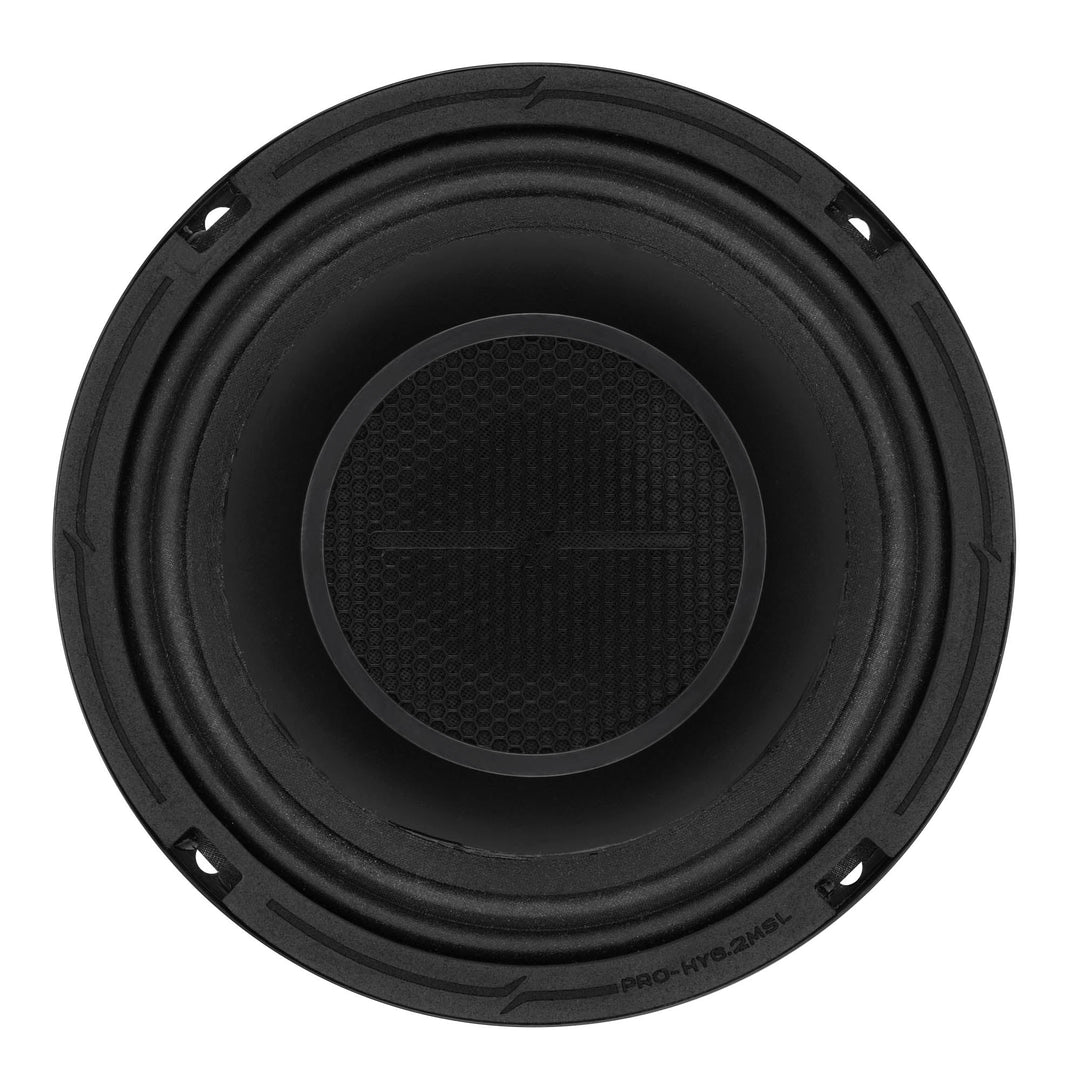 DS18 PRO-HY6.4MSL Altavoz de 2 vías de montaje superficial de 6,5" con bobina móvil de 1,5" y controlador de compresión incorporado - 150 vatios Rms 4 ohmios