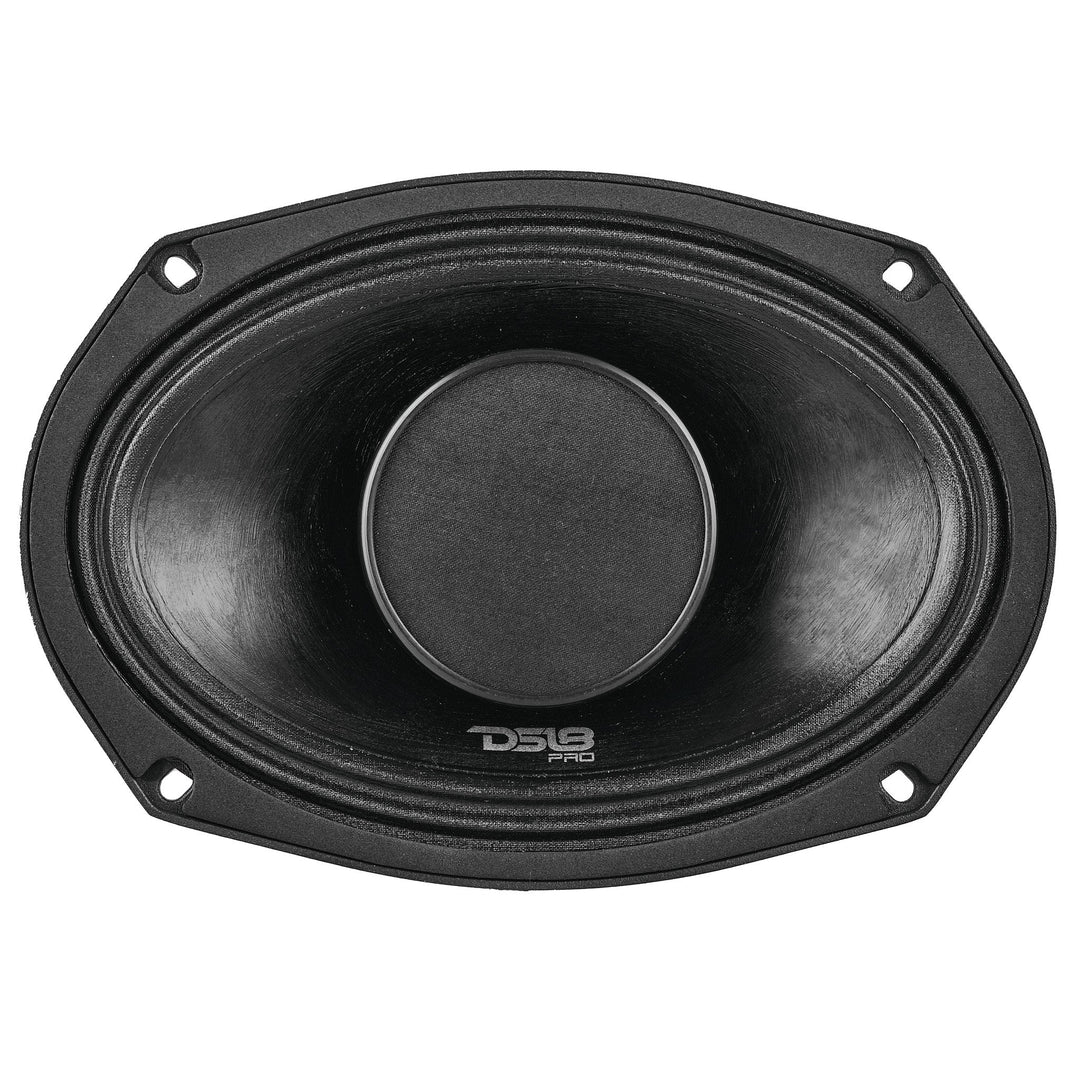 DS18 PRO-HY69.4B 6x9" Full-Range 2-Way Loudspeaker with Built-in Compression Driver - 250 Watts Rms 4-ohm