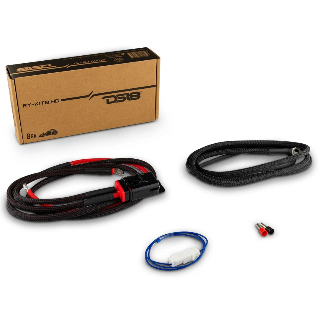 2014-Up Harley Davidson Street Glide or Road Glide Rear Upgrade Package - PRO-HY69.4B Speakers, ION700.2D 2ch Amplifier, Amp Kit and Wire Harness