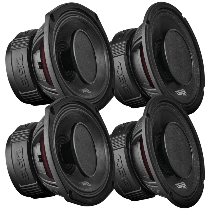 DS18 Combo 2x PRO-HY69.4B 6x9" + 2x PRO-HY6.4B 6.5" Full-Range 2-Way Hybrid Loudspeaker Set