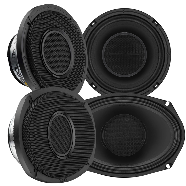 DS18 Combo - 2x PRO-HY69.4MSL 6x9" with 2x PRO-HY6.4MSL 6.5" 2-Way Loudspeakers