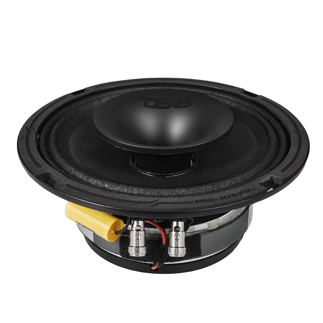 DS18 PRO-HY6MSL 6.5" Shallow Mount 2-Way Loudspeaker with 1.5" Voice Coil and Built-in Compression Driver - 150 Watts Rms 8-ohm