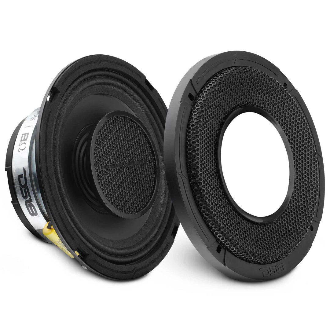 DS18 PRO-HY6MSL 6.5" Slim 2-Way Coaxial Loudspeaker - 150 Watts Rms 8-ohm