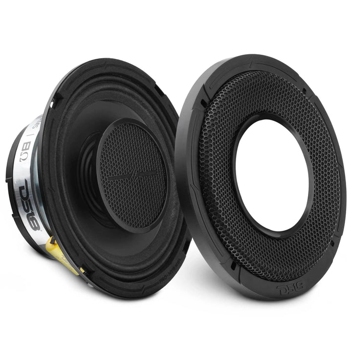DS18 PRO-HY6MSL 6.5" Slim 2-Way Coaxial Loudspeaker - 150 Watts Rms 8-ohm