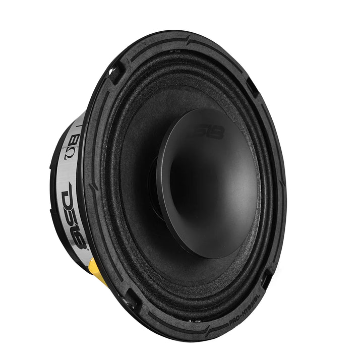 DS18 PRO-HY6MSL 6.5" Shallow Mount 2-Way Loudspeaker with 1.5" Voice Coil and Built-in Compression Driver - 150 Watts Rms 8-ohm