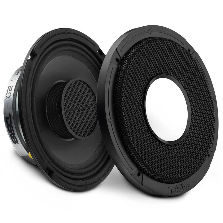 DS18 PRO-HY8.2MSL 8" Slim 2-Way Coaxial Loudspeaker - 200 Watts Rms 2-ohm