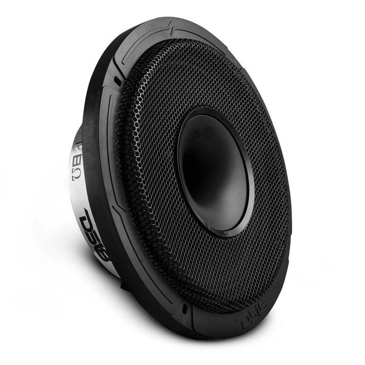 DS18 PRO-HY8MSL 8" Shallow Mount Full-Range Loudspeaker with 1.5" Voice Coil and Built-in Compression Driver - 200 Watts Rms 8-ohm