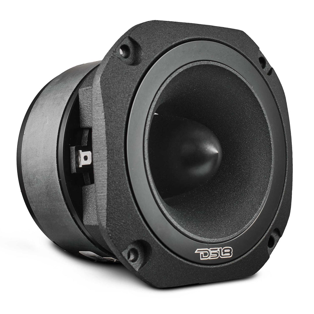 DS18 PRO-TW750C-8 4" Black Bullet Super Tweeter with 1.5" Titanium Voice Coil - 200 Watts Rms 8-ohm