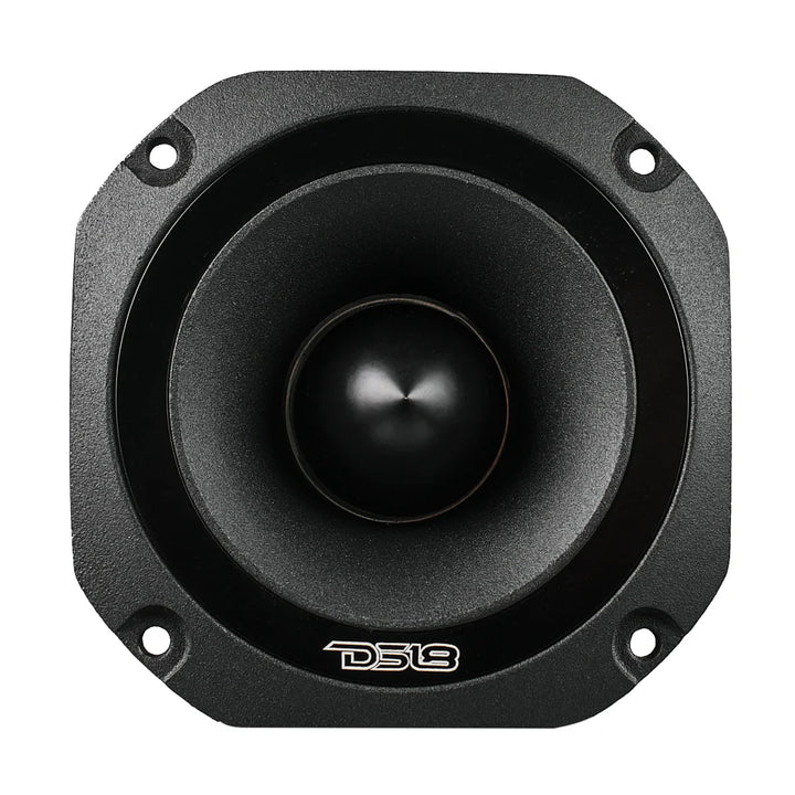 DS18 PRO-TW750C-4 4" Black Bullet Super Tweeter with 1.5" Titanium Voice Coil - 200 Watts Rms 4-ohm