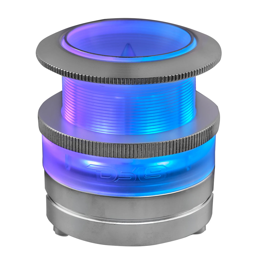 DS18 PRO-TW7LD 2.3" Bullet Super Tweeter with 1" Aluminum Voice Coil and Dynamic LEDs - 100 Watts Rms 4-ohm