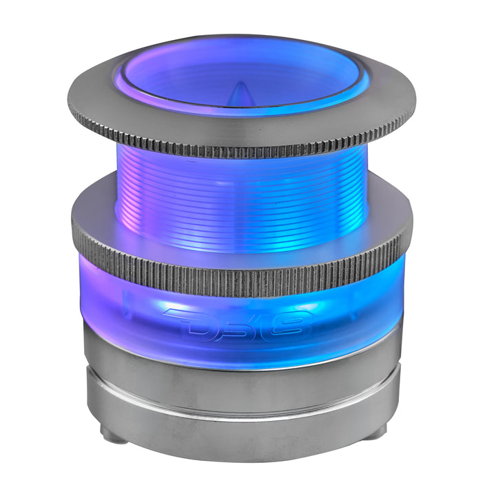 DS18 PRO-TW7LD 2.3" Bullet Super Tweeter with 1" Aluminum Voice Coil and Dynamic LEDs - 100 Watts Rms 4-ohm