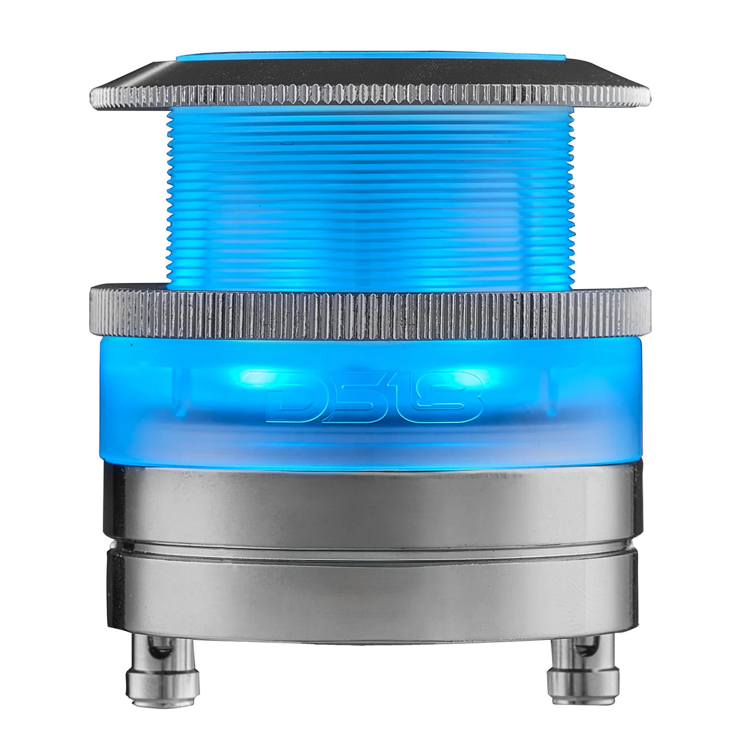 DS18 PRO-TW7LD 2.3" Bullet Super Tweeter with 1" Aluminum Voice Coil and Dynamic LEDs - 100 Watts Rms 4-ohm