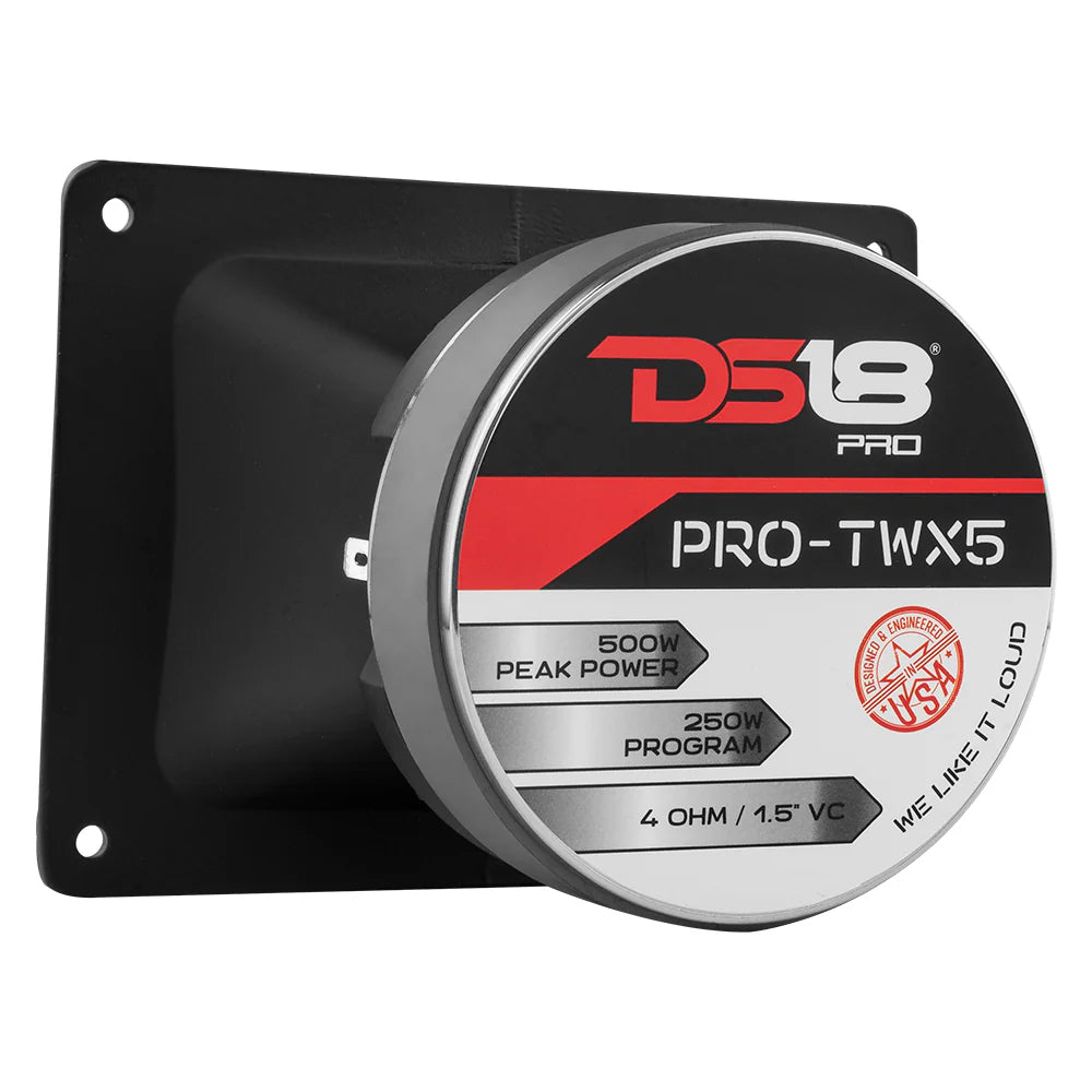 DS18 PRO-TWX5 4"x 5.35" Bullet Super Tweeter - 250 Watts Rms 4-ohm