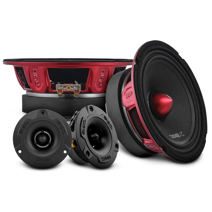 DS18 Pro X-Series Loudspeaker Package - 2x 6.5" Speakers + 2x Tweeters