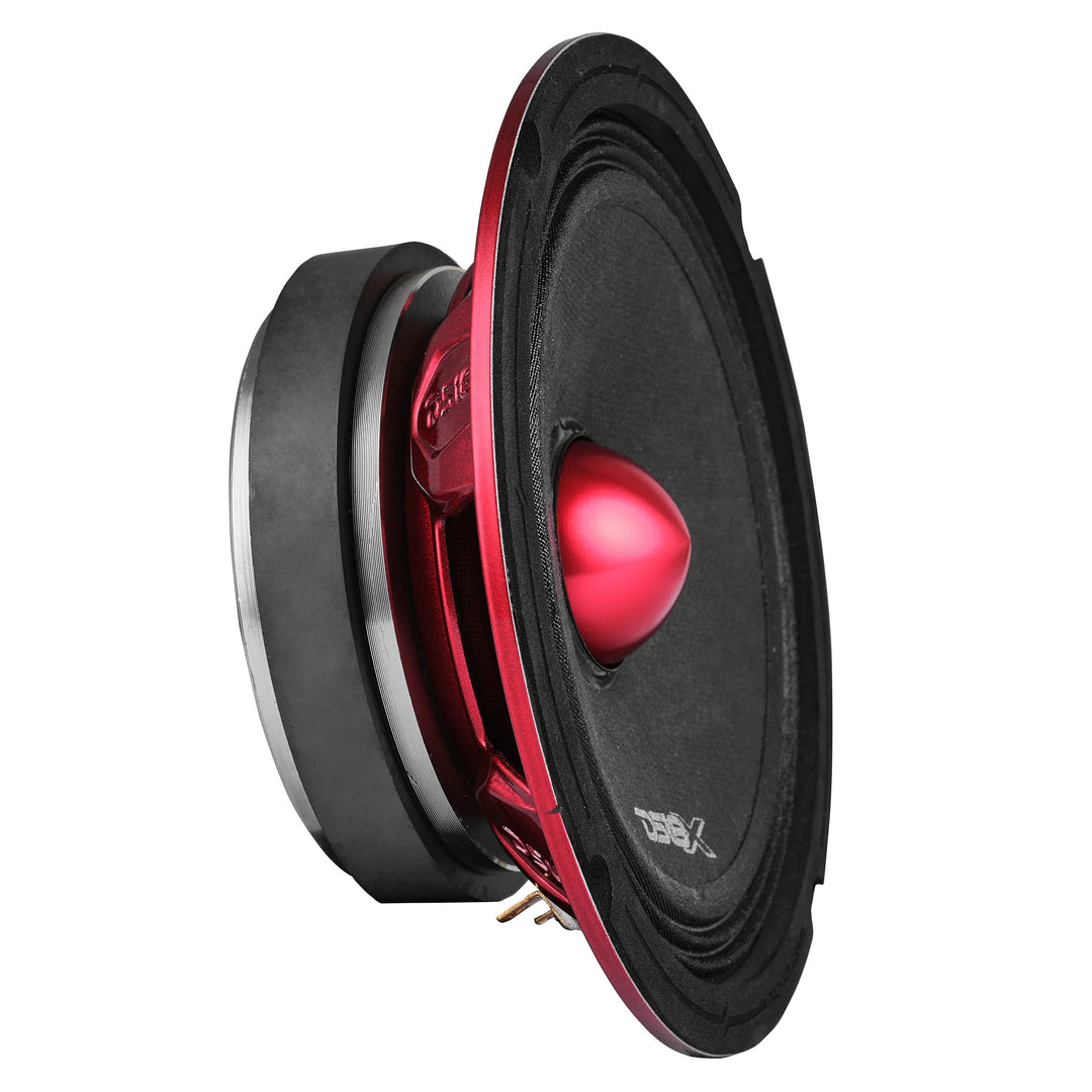 DS18 PRO-X6.4BMSL Shallow Mount 6.5" Mid-Range Bullet Loudspeaker with 1.5" Voice Coil - 250 Watts Rms 4-ohm