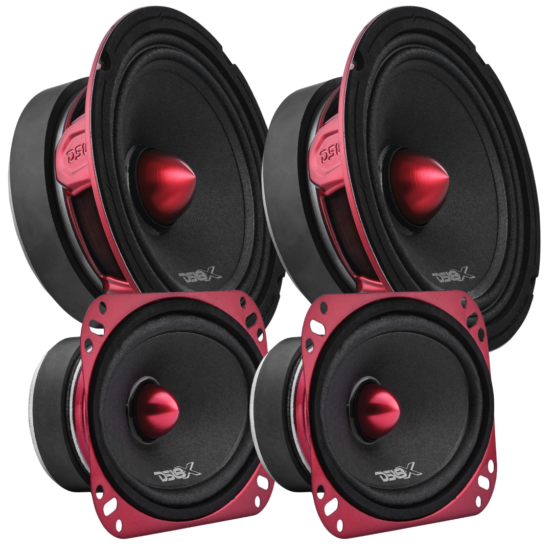 DS18 Combo - 2x PRO-X6.4BM 6.5" Speakers and 2x PRO-X46.4BM 4x6" Speakers