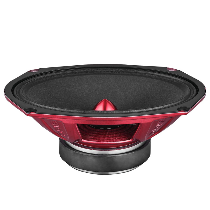 DS18 PRO-X698BM 6x9" Mid-Range Loudspeaker with Aluminum Bullet and 1.5" Voice Coil - 200 Watts Rms 8-ohm
