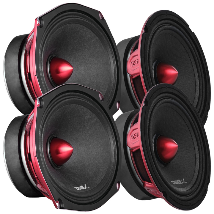 DS18 Combo 2x PRO-X694BM 6x9" + 2x PRO-X6.4BM 6.5" Mid-Range Bullet Loudspeaker Set