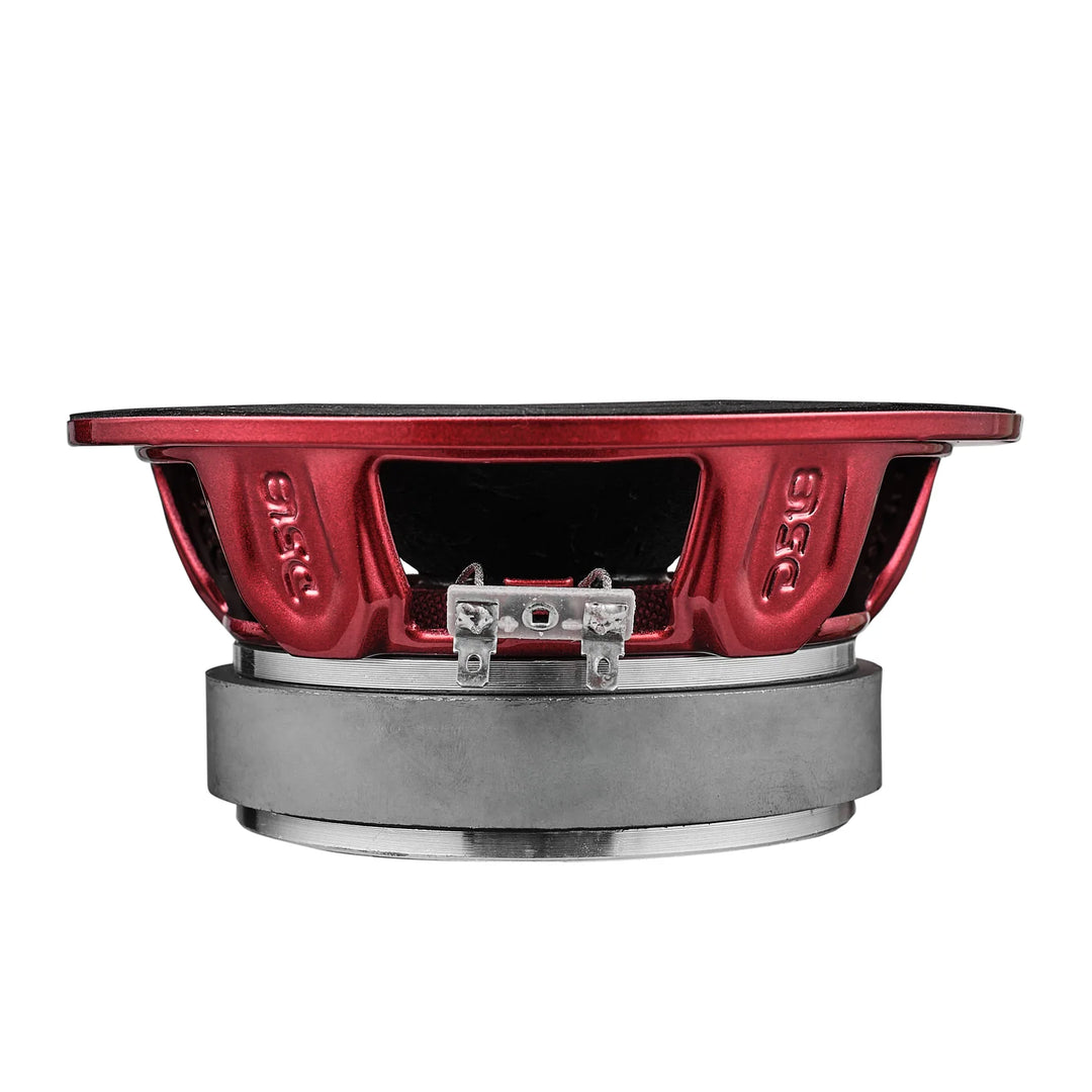 DS18 PRO-X6BM Altavoz de rango medio de 6,5" con bala de aluminio rojo y bobina móvil de 1,5" - 250 vatios Rms 4 ohmios