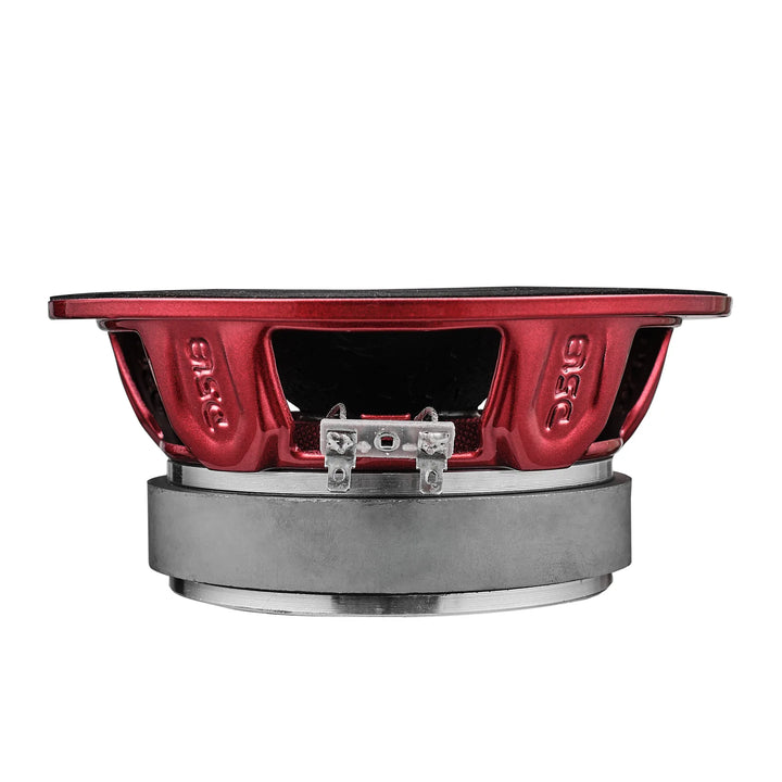 DS18 PRO-X6BM Altavoz de rango medio de 6,5" con bala de aluminio rojo y bobina móvil de 1,5" - 250 vatios Rms 4 ohmios
