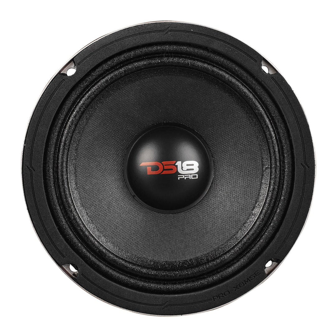 DS18 PRO-X6MSE 6.5" Mid-Range Loudspeaker with Sealed Basket and 1.5" Voice Coil - 225 Watts Rms 8-ohm